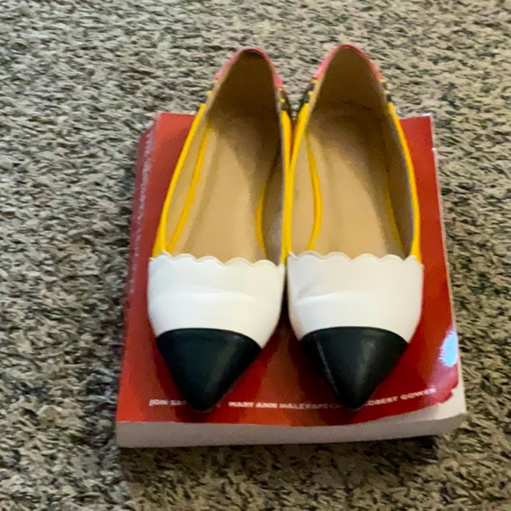 J. Adams cute pointed toe pencil flats.